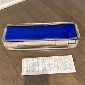 Lucite Rummikub Set